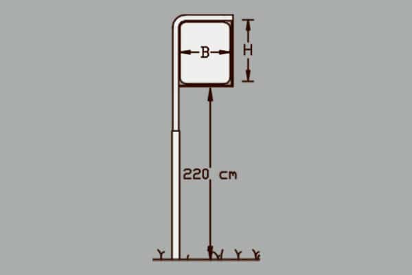 GS3.1 Galgestander Seri Q Sign