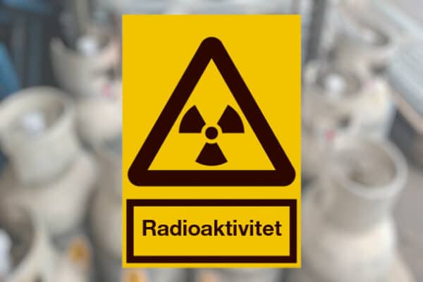 Radioaktivitet Seri Q Sign