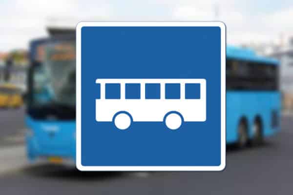 E22.4 Anbefalet rute for bus Seri Q Sign