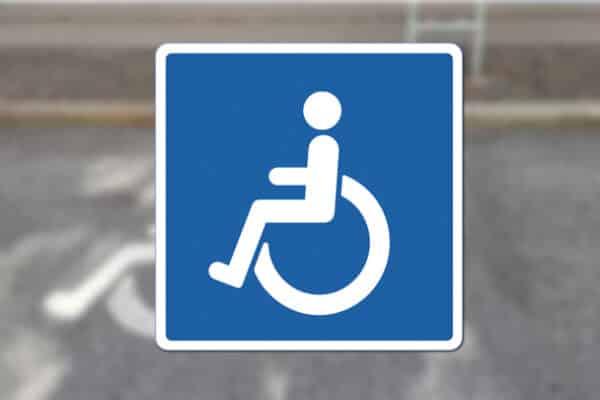 E23V Vejledning for handicappede venstrevendt Seri Q Sign