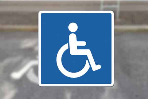 E23H Vejledning for handicappede højrevendt Seri Q Sign