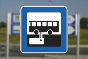 M47.1 Tømning af kemisk toilet med bussymbol Seri Q Sign