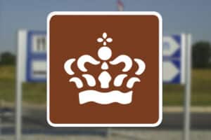 M54 Nationalpark servicetavle Seri Q Sign