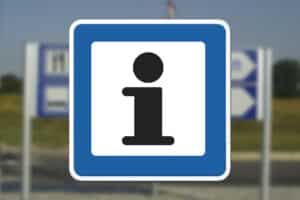 M61 Information Seri Q Sign