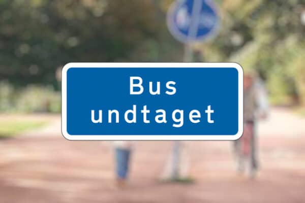 UD11.2 Bus undtaget