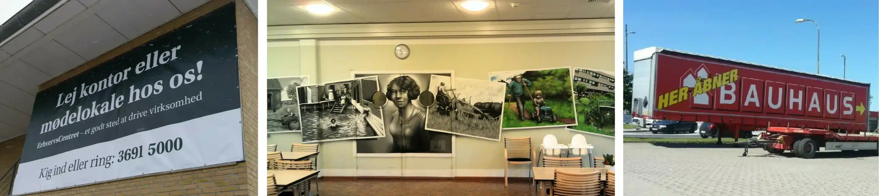 Eksempler på storformatsprint