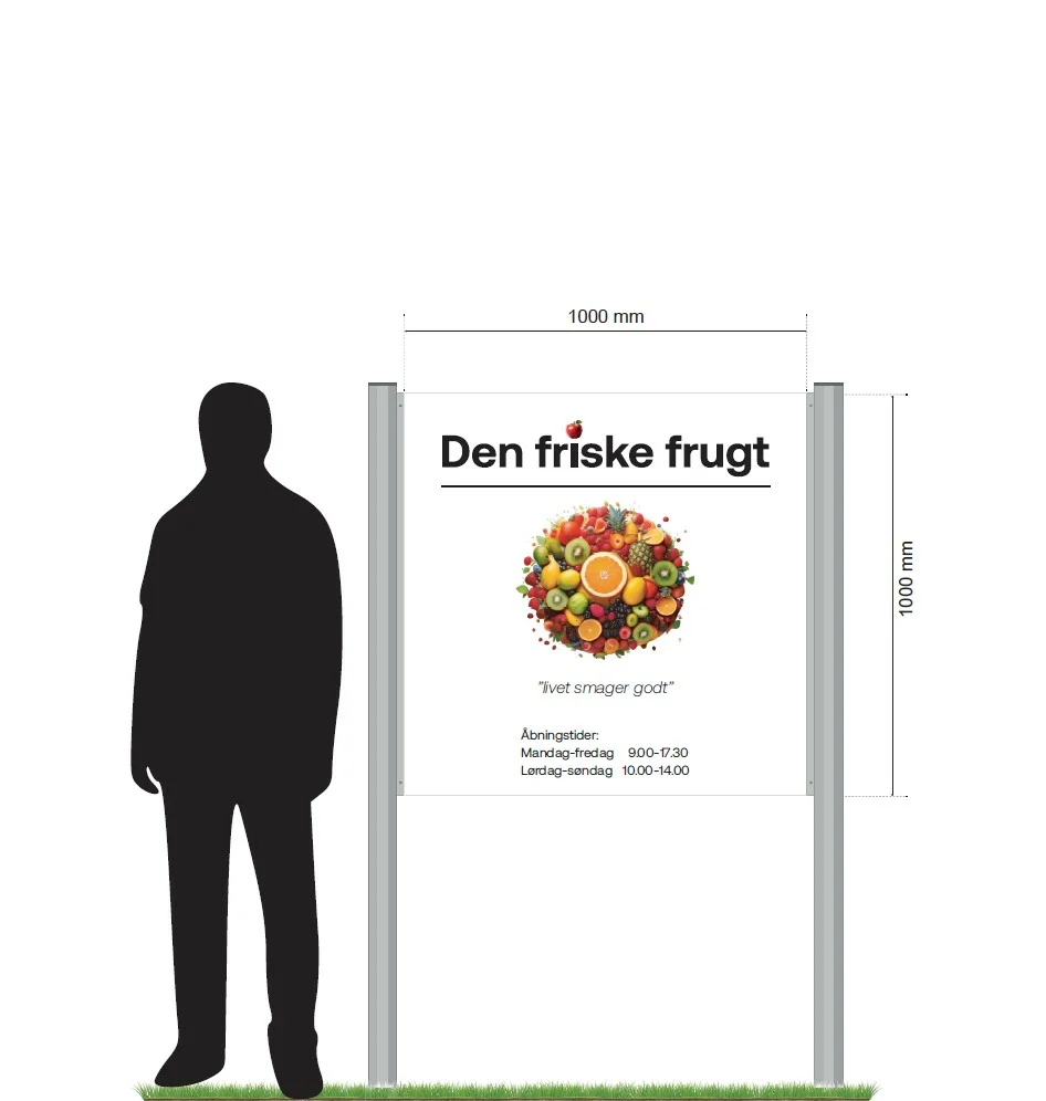 Høj firmatavle