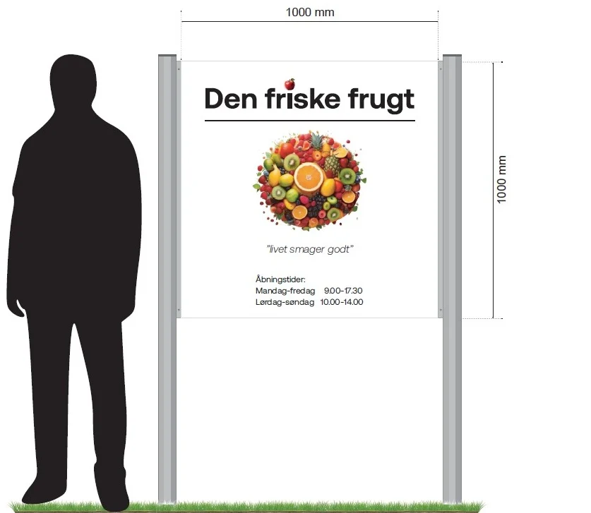 Høj firmatavle
