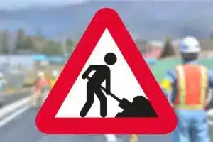 Seri Q Sign A39-Vejarbejde