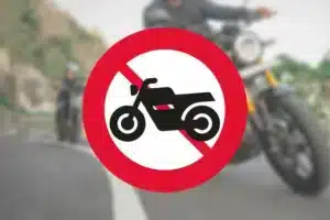 Seri Q Sign C22-2 motorcykel forbudt