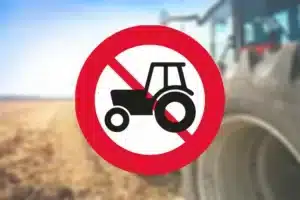 Seri Q Sign C24-1-Traktor-forbudt