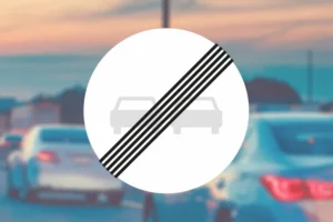 Seri Q Sign C53-Ophør-af-overhaling-forbudt