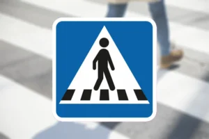Seri Q Sign E17-1-H-Fodgængerfelt