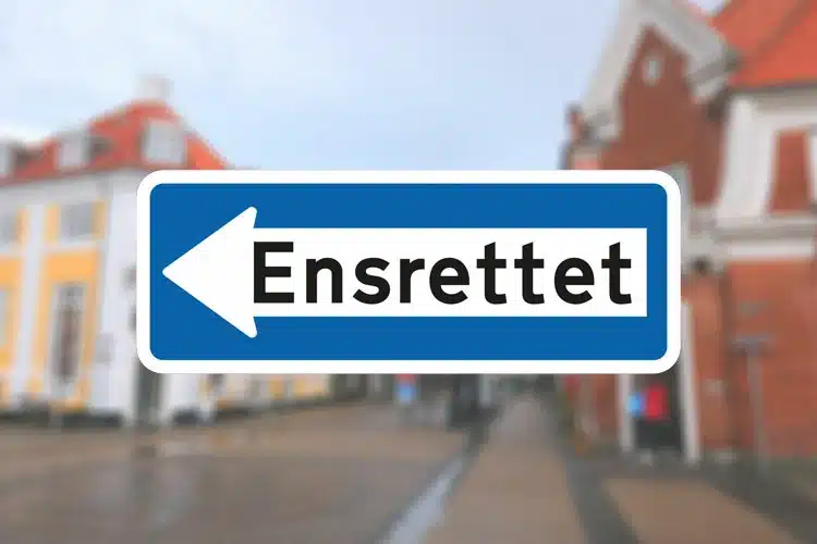Seri Q Sign E19-1-Ensrettet-V