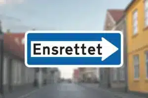 Seri Q Sign E19-Ensrettet-H