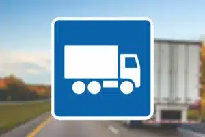 Seri Q Sign E22-1-H-Anbefalet-rute-for-lastbiler-højrevendt