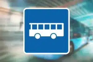 Seri Q Sign E22-4-V-Anbefalet-rute-for-bus-venstrevendt