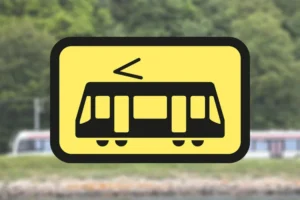 Seri Q Sign E30-Letbaneholdeplads
