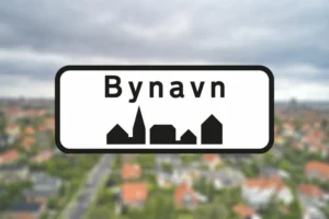Seri Q Sign E55-Tættere-bebygget-område