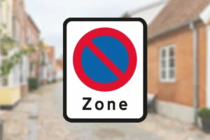 Seri Q Sign E68-Zone-med-parkering-forbudt