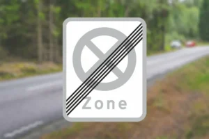 Seri Q Sign E69-2-Ophør-af-zone-med-standsning-forbudt
