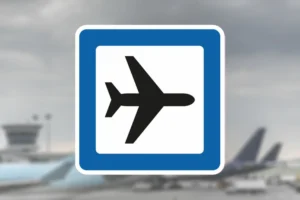 Seri Q Sign M12-Lufthavn