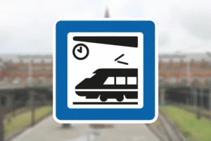 Seri Q Sign M13-Jernbanestation