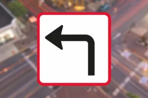 Seri Q Sign U6-3-Venstresving