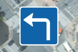 Seri Q Sign U6-4-Venstresving