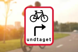 Seri Q Sign U7-Cyklister-undtaget