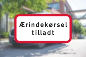 Seri Q Sign UC20-2-Ærindekørsel-tilladt