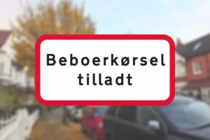 Seri Q Sign UC20-6-Beboerkørsel-tilladt