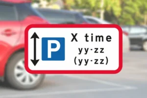 Seri Q Sign UC33-2-1-Parkering-i-x-timer-i-tidsrum