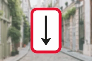 Seri Q Sign UC60-3-Retningspil-ned