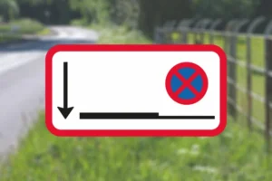 Seri Q Sign UC60-5-3-Standsning-i-rabatten-forbudt