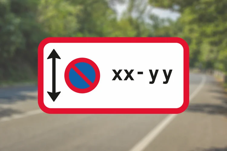 Seri Q Sign UC62-1-Parkering-forbudt-i-tidsrum