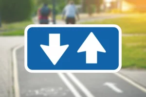 Seri Q Sign UD21-1-Dobbeltrettet-sti